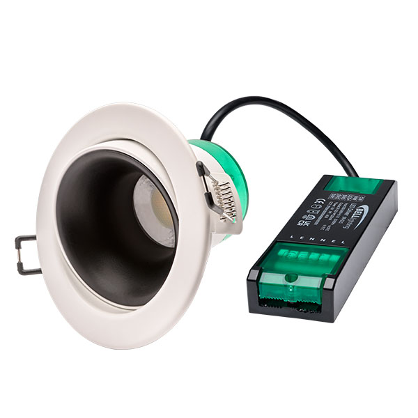 Firestay 7W LED Anti-Glare CCT Centre Tilt Downlight with Tool Free Termination